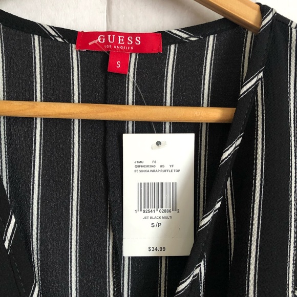 NWT ! Guess Ruffle Top - Picture 7 of 7